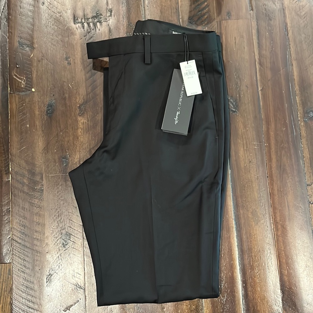Slim Wool Suit Pants